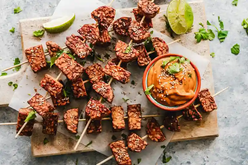 5 Nourishing supper ideas private dietician - Satay Tempeh